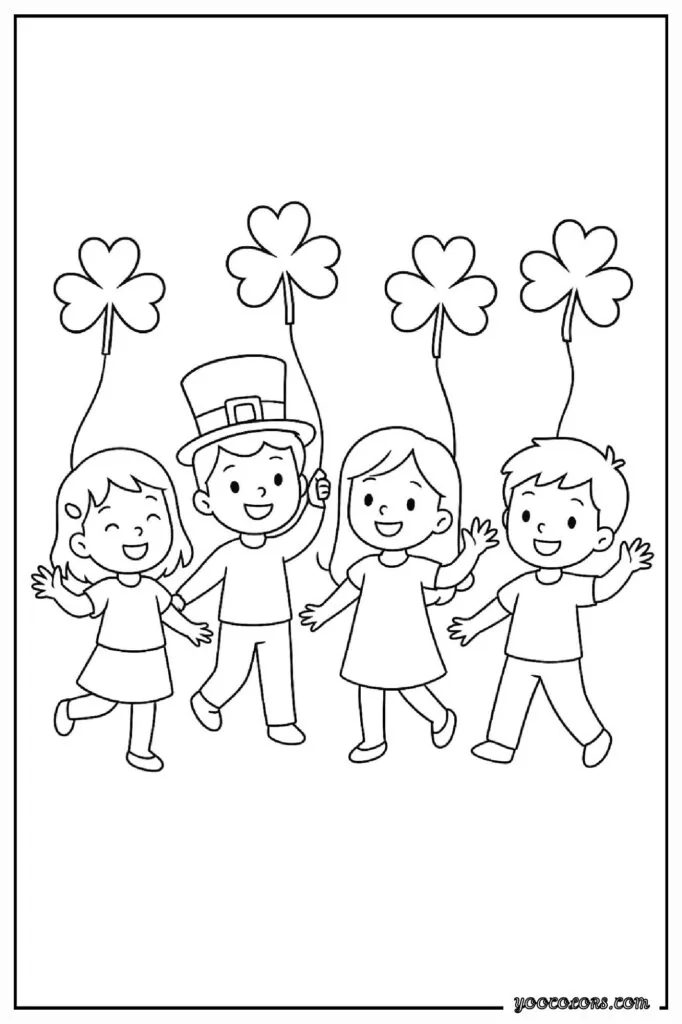 St. Patrick’s Day Coloring Pages: A Fun, Easy March Activity for Kids 9 st patricks day COLORING PAGES 8 pdf