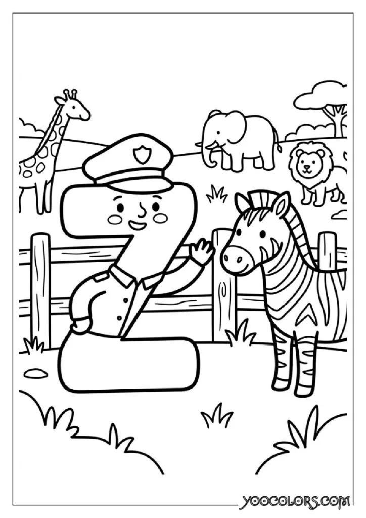 Alphabet Coloring Pages: The Free Printable Pack That Makes Learning Letters Actually Fun 28 Zookeeper standing next to zebra 202609020001 1 pdf
